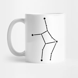 Star Pattern - Virgo Pocket (Black) _024 Mug